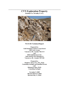 CVN Exploration Property - Gold Standard Ventures Corp.