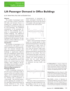 Lift Passenger Demand in Office Buildings