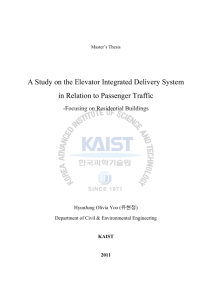 A Study on the Elevator Integrated Delivery System