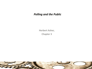 Polling and the Public - Blogs @ Suffolk University
