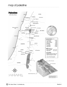map of palestine
