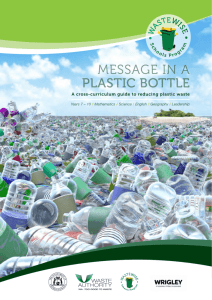Message in a plastic bottle