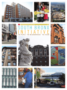 SOuTH BRONx INITIATIVE - New York City Economic Development