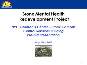 Bronx Mental Health Redevelopment Project