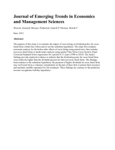 Journal of Emerging Trends in Economics and Management Sciences