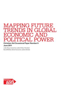 mapping future trends in global economic and