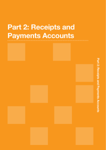 Part 2: Receipts and Payments Accounts