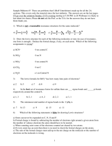 Sample Midterm #3 These are problems that I