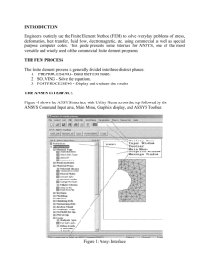 ANSYS Tutorial