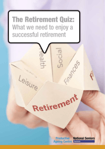 The Retirement Quiz - National Seniors Australia