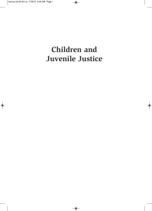 Children and Juvenile Justice