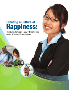 Culture of Happiness - Health Enhancement Systems