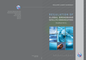 Regulation of Global Broadband Satellite Communications