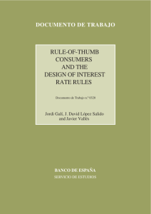 Rule-of-thumb consumers and the design of