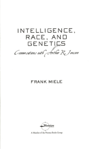 intelligence, race, and genet