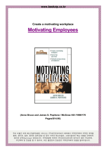 Motivating Employees