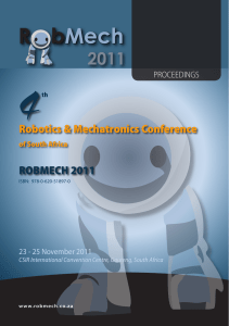 Robotics & Mechatronics Conference ROBMECH 2011