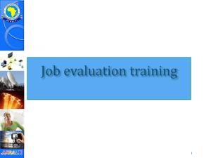 Job Evaluation