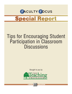 Tips for Encouraging Student Participation in Classroom