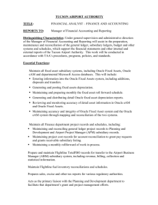 Finance And Accounting - Tucson International Airport