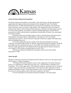 About Kansas Historical Foundation
