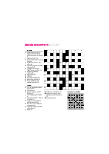 Quick crossword no 14187