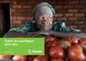 Oxfam Annual Report 2010-2011