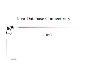 Java JDBC Overheads