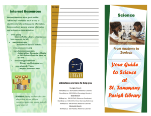 Science Guide-General - St. Tammany Parish Library