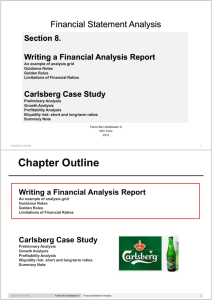 FBA FA Section8 Writing a Financial Report Carlsberg Case