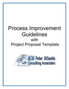 Process Improvement Guidelines with Project Proposal Template