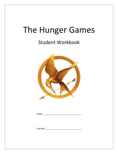 Workbook - Hunger Games