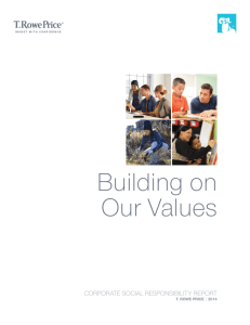 Building on Our Values