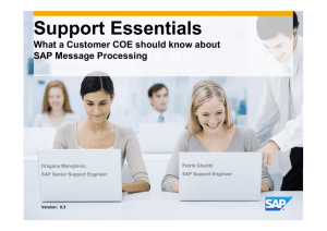 Support Essentials - SAP Support Portal