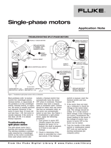 Single-phase motors