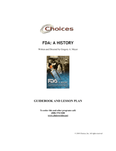 FDA Guidebook - Choices, Inc.