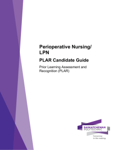Perioperative Nursing/ LPN