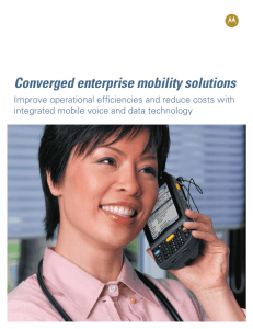 Converged enterprise mobility solutions
