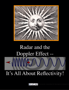 Radar and the Doppler Effect - UCAR Center for Science Education