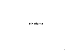 Six Sigma Presentation