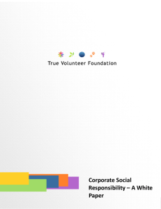 Corporate Social Responsibility – A White Paper