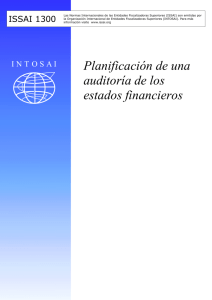 Planificación de una auditoría de los estados financieros