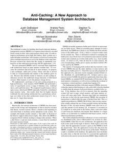 A New Approach to Database Management System