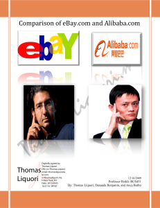 Comparison of eBay.com and Alibaba.com