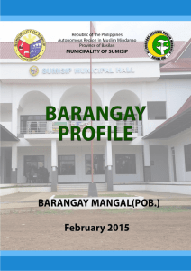 Page 1 - Barangay Profiling System