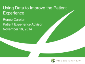 Data Analytics_4_Using Data to Improve the Patient Experience