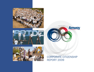corporate citizenship report 2009
