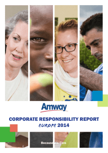 corporate responsibility report europe 2014