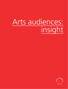 Arts audiences: insight