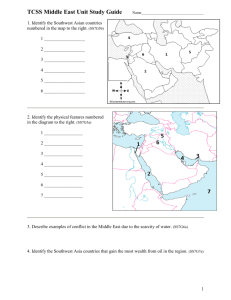 Middle East Study Guide